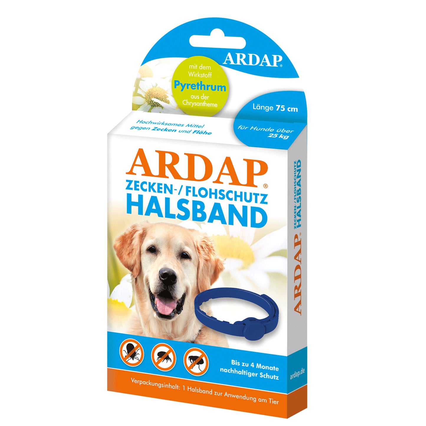 ARDAP Zecken- u. Flohhalsband große Hunde über 25 kg