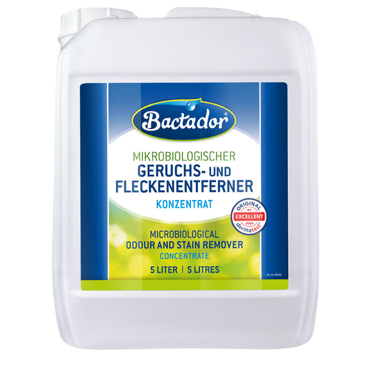 BACTADOR Geruchs- u. Fleckenentferner Konzentrat 5 Liter